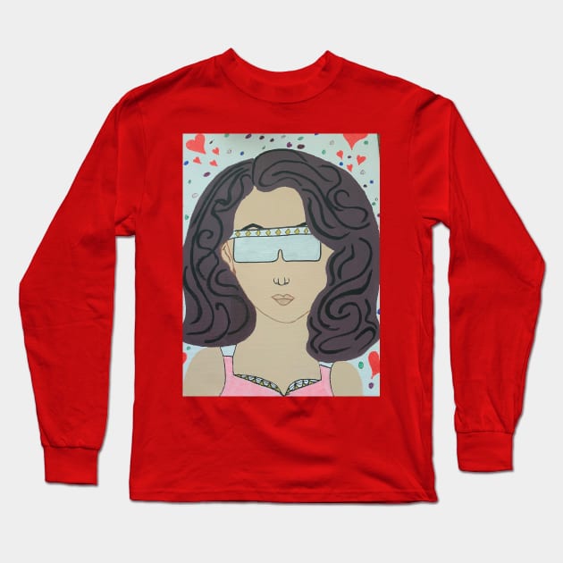 party girl Long Sleeve T-Shirt by Lum Designs